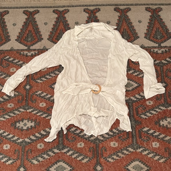 NWOT PQ Millie Tie Cover Up in Water Lily size M/L - Picture 4 of 6